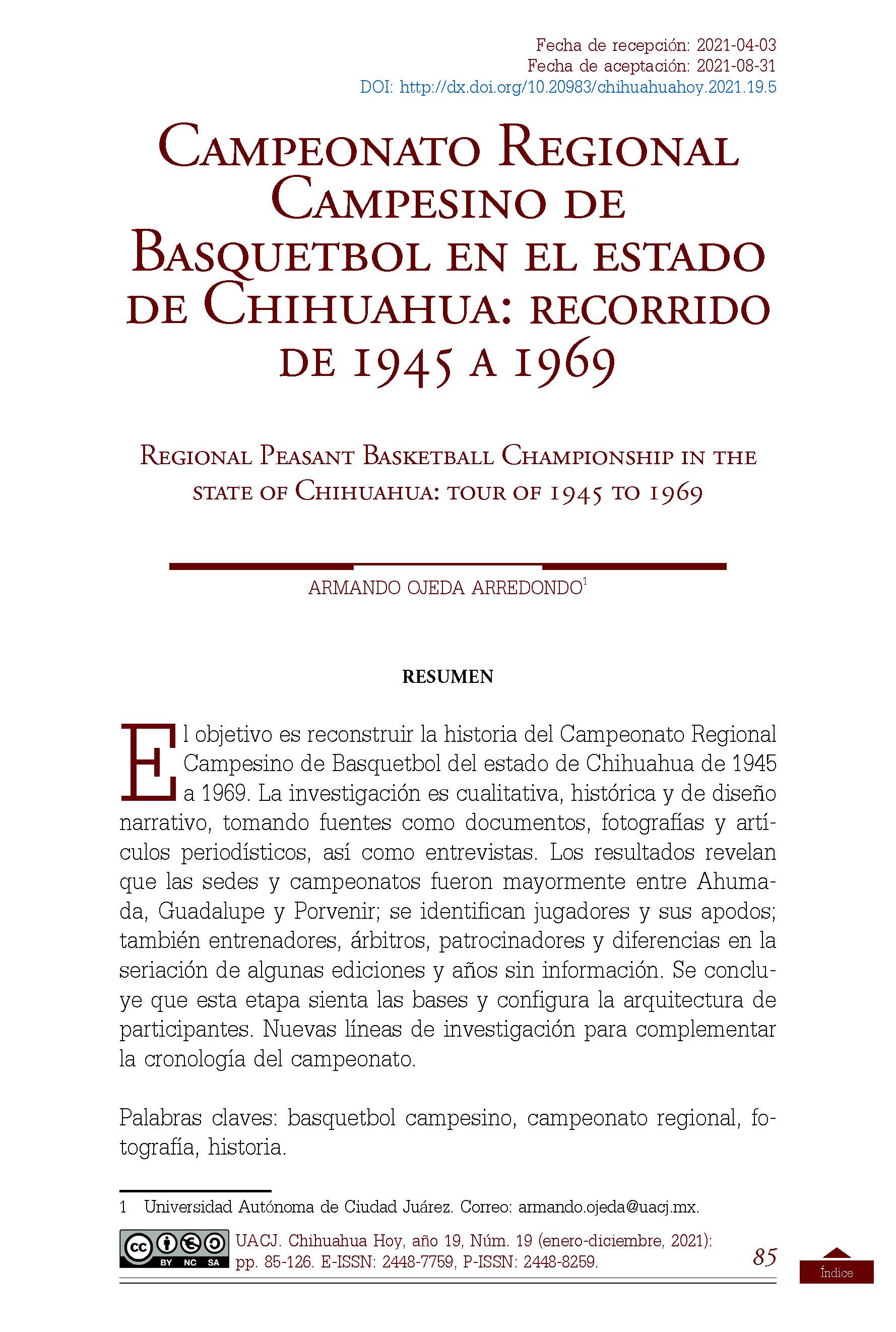 Artículo de Armando Ojeda Arredondo