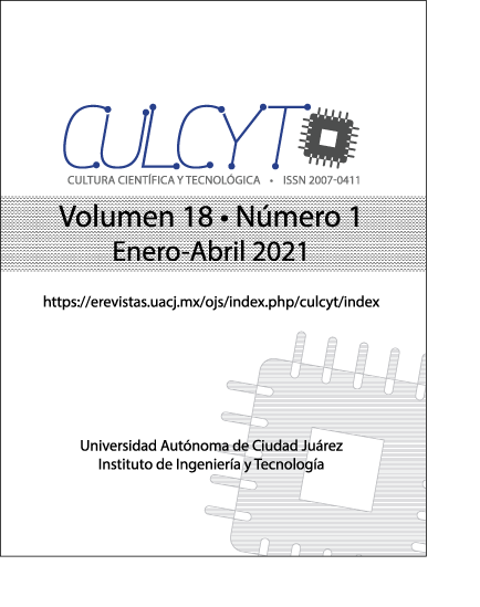 CULCYT vol. 18, no. 1